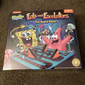 ❤️SOLD❤️Eels and Escalators SpongeBob Board Game